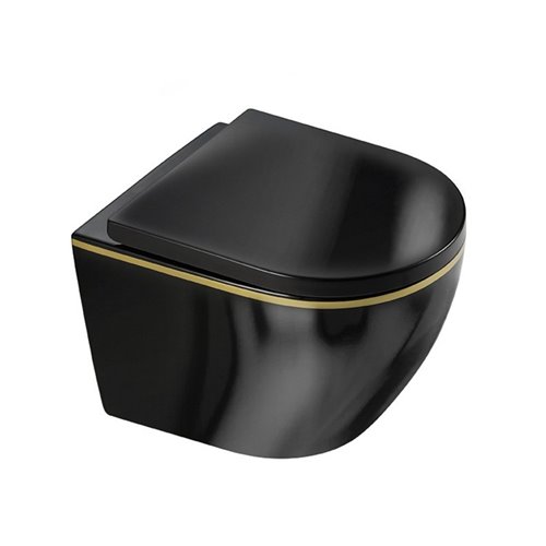 Zestaw podtynkowy stelaż GEBERIT DUOFIX + miska MISKA MIZU-BL-GL-RIM-02 + przycisk DELTA 01 chrom