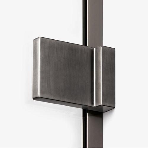 Stal szczotkowana ścianka prysznicowa 70 cm szkło 8 mm EXK-7100 Avexa Gunmetal Brushed New Trendy