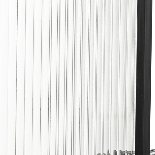 Czarna kabina prysznicowa kwadratowa ryflowane szkło 80x80 Soho BL Solo Kerra