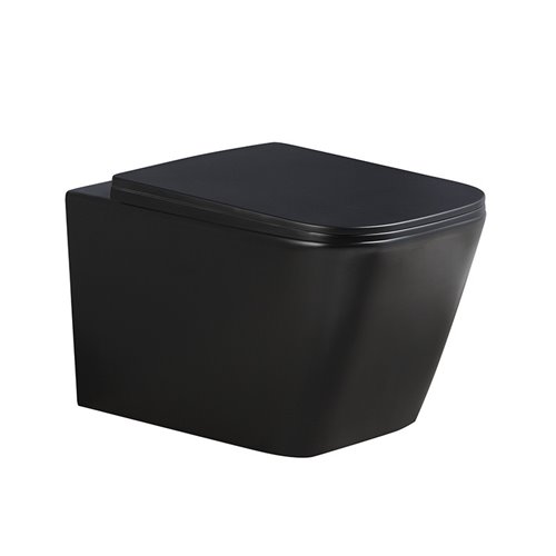 Zestaw podtynkowy stelaż GEBERIT DUOFIX + miska RAIN-MTB-RIM-03 + przycisk DELTA 50 czarny połysk