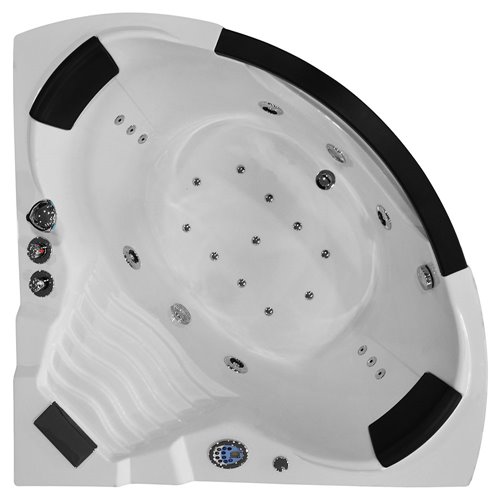 Wanna z hydromasażem narożna 140x140 cm MO-1003HC