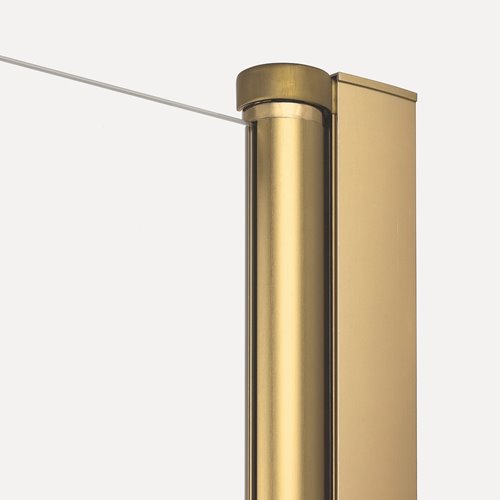 Złota szczotkowana kabina prysznicowa prostokątna 90x70 K-4182-WP New Soleo Gold Brushed New Trendy