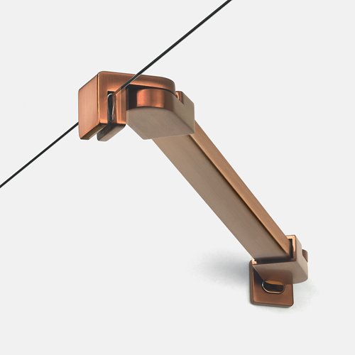 Miedziana szczotkowana ścianka prysznicowa 90 cm K-2103 New Soleo Copper Brushed New Trendy