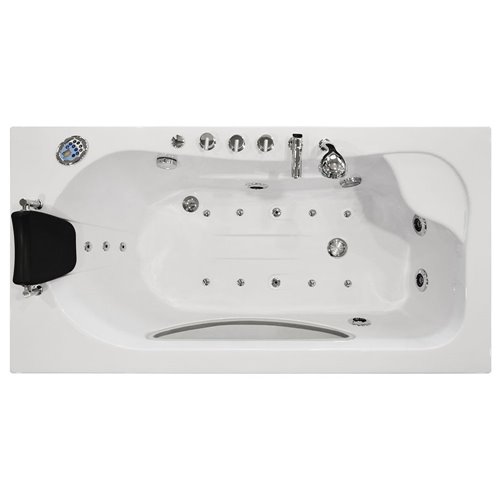 Wanna z hydromasażem spa prostokątna Turbo+ 168x86 cm MO-1633