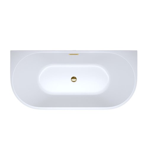 Wanna wolnostojąca przyścienna złote wykończenie 170 cm Lena Hydrosan