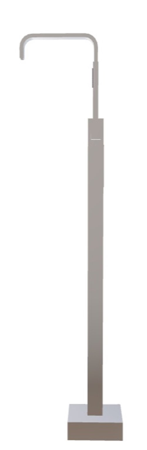 Bateria wannowa wolnostojąca chrom Modern II Besco BW-MII-CH