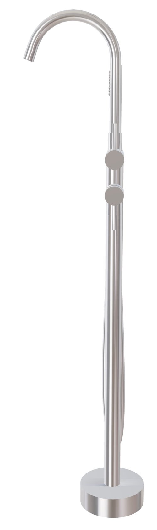 Bateria wannowa wolnostojąca chrom Illusion II Besco BW-III-CH