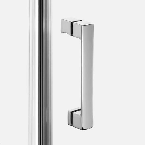 Kabina prysznicowa uchylna prawa kolor chrom 90x110 cm K-3636 New Trendy Nesta Chrome