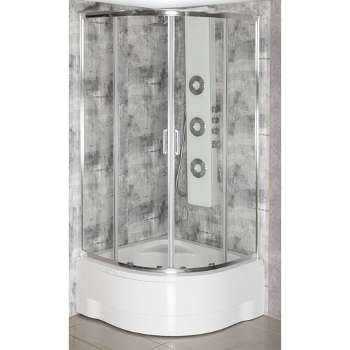 Kabina prysznicowa z wysokim brodzikiem 90x90 Aruba GL Kerra