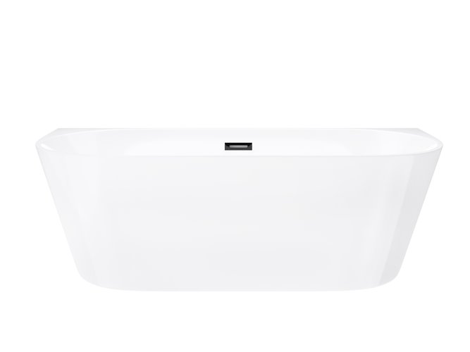 Wanna akrylowa, przyścienna wolnostojąca Mono Corsan 170 cm korek grafit