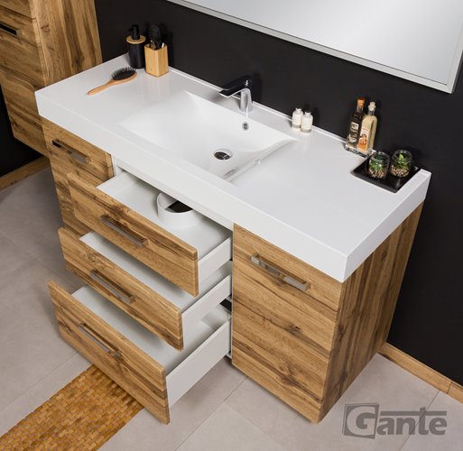 Szafka wisząca z umywalką 140/50/C3 seria Fokus NE