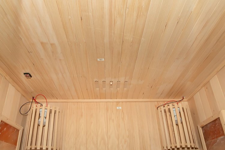 Sauna sucha fińska piec 3,5 KW Harvia BC35 + kamień solny 121X106X192CM MO-EA2S Mazur