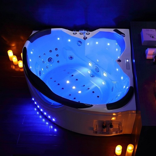 Wanna z hydromasażem narożna 155x155 cm Eos 932 Hydrosan