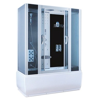 Prostokątna kabina z hydromasażem 170x90 cm MO-0611