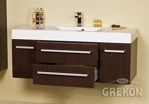 Szafka z umywalką 120/50C Nadia seria Fokus Wenge Mat