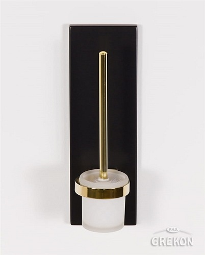 Szczotka wc wisząca złota Victa