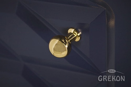 Słupek łazienkowy wiszący 155x45 granatowy mat Cobra Gante