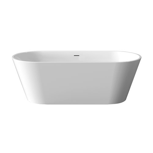 Wanna wolnostojąca 170 cm Limnos Invena AN-00-120-M wykończenie białe