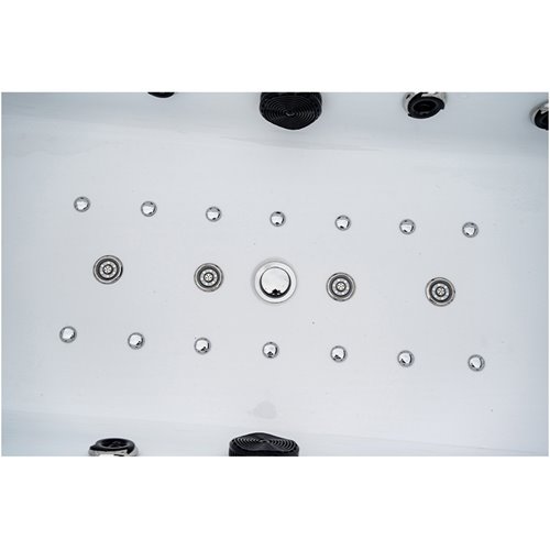 Wanna z hydromasażem prostokątna 180x100 cm Boston 926W Hydrosan