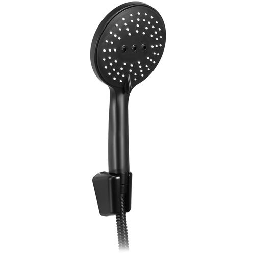 Czarna bateria wannowa Foss Rea