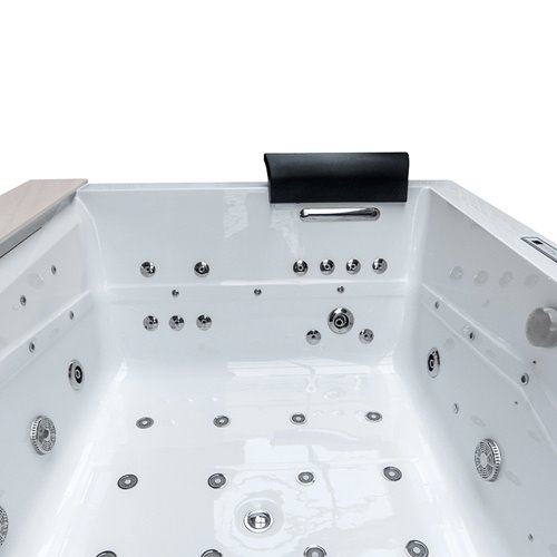 Wanna z hydromasażem prostokątna do zabudowy + obudowa Kalambo WH 190x150 cm