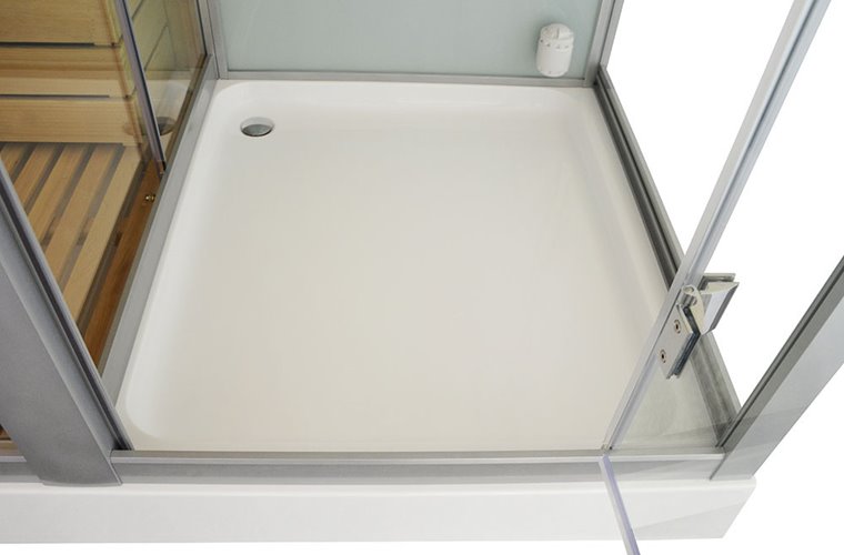 Sauno kabina prysznicowa prostokątna 180x110 cm MO-1752W LEWA TRIO