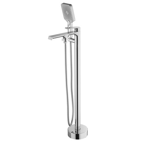 Chromowana bateria wannowa wolnostojąca Hass Rea