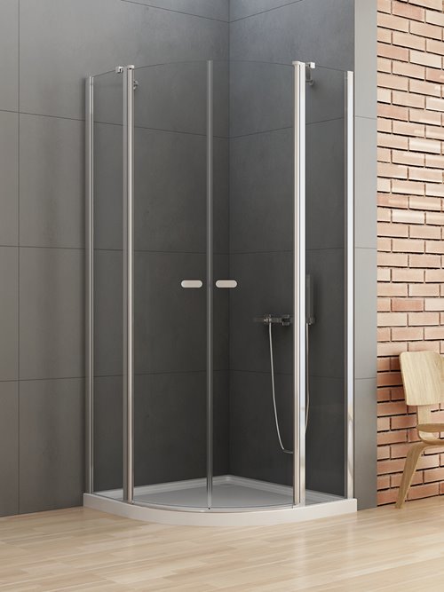 Kabina prysznicowa półokrągła 90x90 K-0419 New Soleo New Trendy
