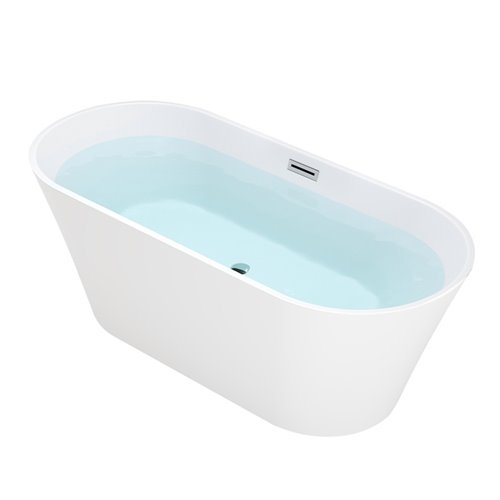 Wanna wolnostojąca biała 160 cm Lizbona Hydrosan