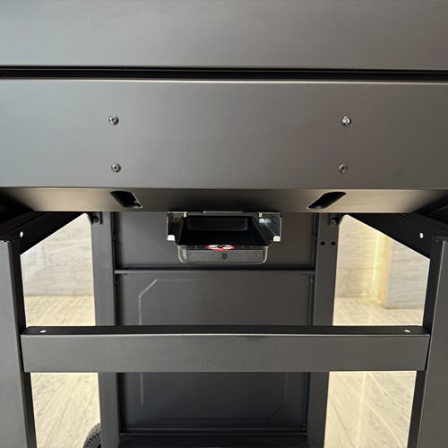 Grill gazowy APOLLO-A kolor czarny ruszt żeliwny moc 8,5 kW + pokrowiec + palnik boczny