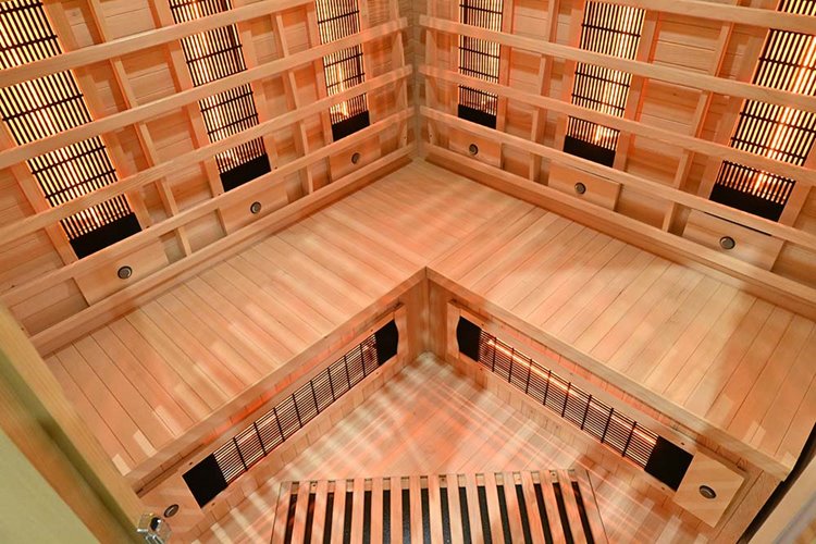 Sauna na podczerwień kamień solny 150X150X190CM MO-RL3CS Infrared Mazur