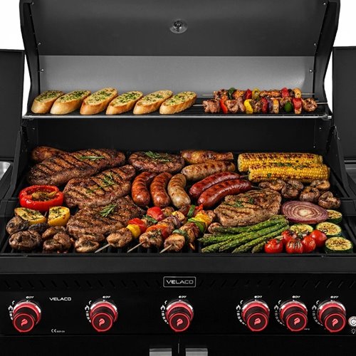 Ruszt żeliwny w grillu Zeus D