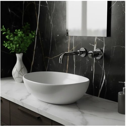 Bateria umywalkowa podtynkowa box Rea Lungo Diamond Chrom