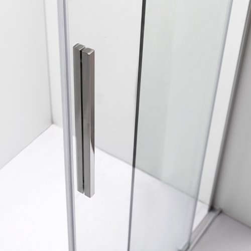 Kabina prysznicowa kwadratowa drzwi rozsuwane narożna szkło 8 mm 90x90 cm ASTRA-CH-A-90+B90+E