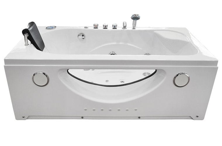 Wanna z hydromasażem Spa narożna Turbo 168x86 cm MO-1633