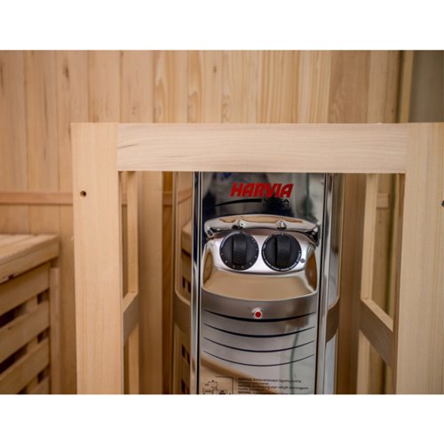 Sauna fińska 2 osobowa wysokotemperaturowa 3,5KW Harvia 120x120 cm Oslo2