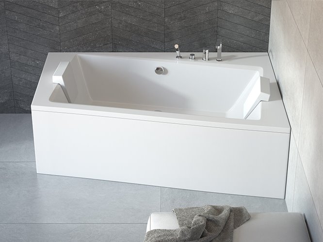 Wanna narożna 160 cm Prawa Infinity Besco