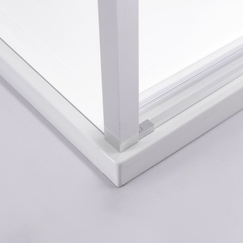 Chromowana prostokątna kabina prysznicowa Super Slim Nova 120x90 drzwi rozsuwane