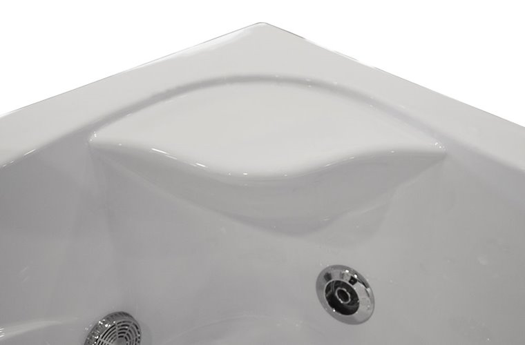 Wanna z hydromasażem Spa narożna 168x86 cm MO-1633HC