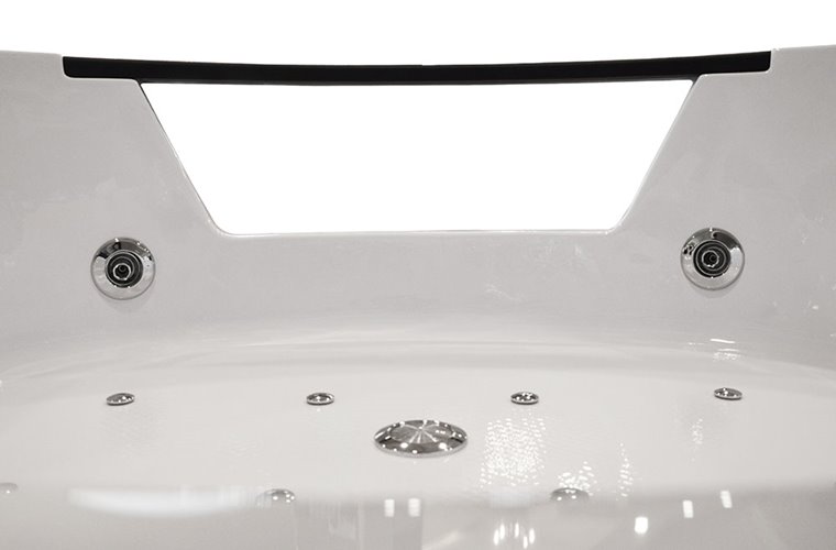 Wanna z hydromasażem narożna Turbo+ 152x152 cm MO-10632T+