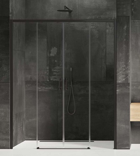 Drzwi prysznicowe 170 cm D-0344A Prime Black New Trendy