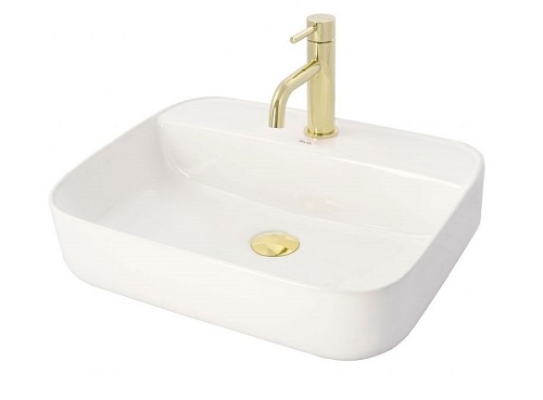 Bateria umywalkowa niska Lungo Gold Rea