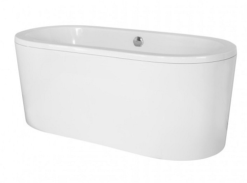 Wanna wolnostojąca Victoria 160 cm syfon chrom z przelewem Besco