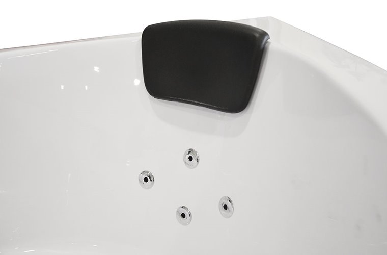 Wanna z hydromasażem narożna 157x157 cm MO-10632HC XL