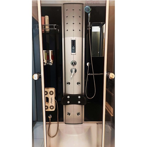 Kabina prysznicowa z hydromasażem i sauną 120x80 7716S