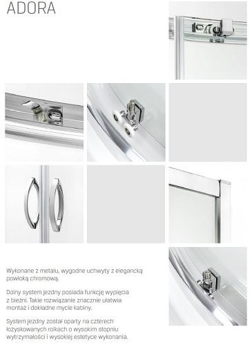 Kabina prysznicowa K-0262 Adora New Trendy