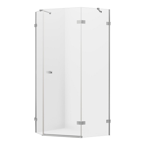 Kabina pięciokątna 100x80 EXK-3894 Avexa New Trendy Chrom