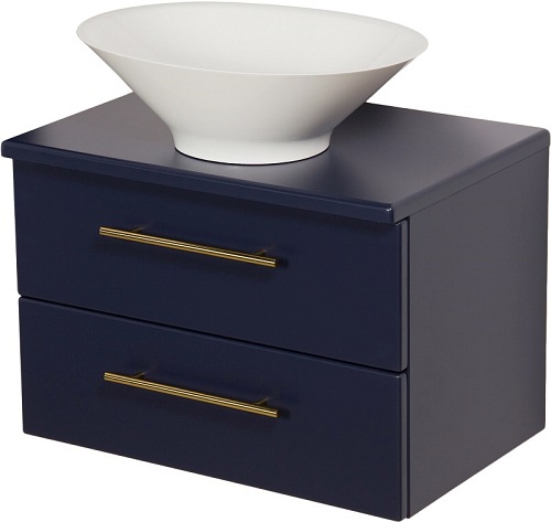 Szafka wisząca z umywalką nablatową 60 cm Belli Gold Gante