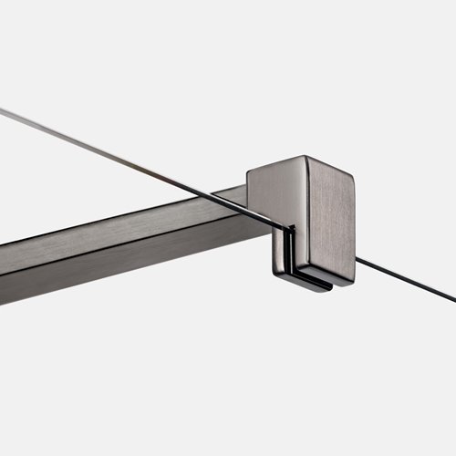 Ścianka prysznicowa stal szczotkowana 140 cm K-1761 Nesta Gunmetal Brushed New Trendy