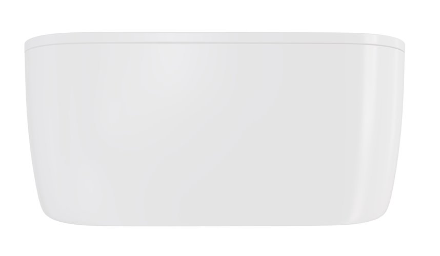 Wanna wolnostojąca przyścienna + klik-klak chrom Volya Besco 160 cm WKV-160-WS